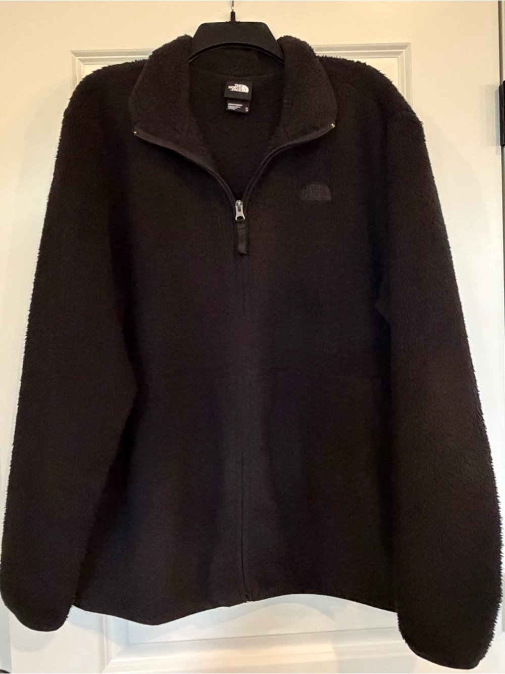The North Face Men's Dark Brown Plush Fleece Half-Zip Jacket